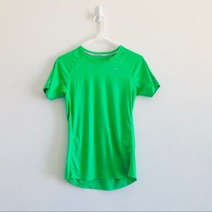 NWOT Bright Green Nike Dri-Fit Running Shirt